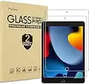 [2 Stück] ProCase Schutzglas Displayschutzfolie für iPad 10.2 Zoll 2021 9th /2020 8th /2019 7th Gen, Displayfolie Schutzfolio Screen Protector Glas–Klar, iPad 10.2 Inch 7th Generation 2019