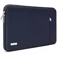 TECOOL 15 15,6 Pouces Pochette Ordinateur pour 15,6" HP Lenovo Dell Acer ASUS Chromebook Samsung Notebook, Housse Portable étanche 15, Bleu foncé