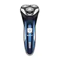 SweetLF 3D Rechargeable Waterproof IPX7 Electric Shaver Wet & Dry Rotary Shavers for Men Electric Shaving Razors with Pop-up Trimmer, Blue