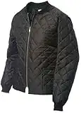 Work King Men's Freezer Jacket Outerwear, Black, L