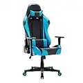 IntimaTe WM Heart Sedia Gaming, Ergonomica Reclinabile 135 °,Sedia Racing Girevole 360 °,Sedia Computer Stile Sportivo, Sedie da Ufficio, Blu