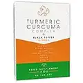 CURCUMA - BALANCE | Curcuma Capsule | Curcuma Piperina Zenzero | 7 ingredienti attivi tra cui: Curcumina, Piperina, Zenzero, Vitamina C naturale, Reishi, Mirra e Spirea | 60 Compresse