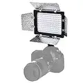 LED Luz de Video, Kit de Iluminación de Fotografía, Cámara Videocámara Panel de luz de Foto, Regulable 6000K Brillo Alto para DSLR DV Videocámara, Panel de luz de Foto de Cámara Portátil