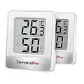 ThermoPro TP49-2 Digital Room Thermometer Indoor Hygrometer Mini Temperature Monitor Humidity Meter for Home Office Air Comfort Thermo Hygrometer