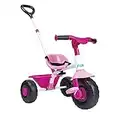 FEBER- Triciclo Trike 2 niñas de 1 a 3 años, Color Rosa (Famosa 800012811)