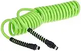 Flexzilla Polyurethane Recoil Air Hose, 1/4 in. x 15 ft., ZillaGreen - LP1415AFZ