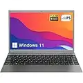 Tulasi 12GB RAM 256GB SSD Intel Celeron N4120 Quad-Core Windows 11 Laptop Computers, 14 inch Full HD 1080P IPS Display Ultra Slim Laptop, 2.4G/5G WiFi, Bluetooth 4.2, Webcam, Long Battery Life