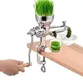 Manual Wheatgrass Juicer, Stainless Steel Juicer Machines for Celery Kale Spinach Parsley Wheat Grass, Juice Extractor Tool