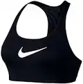 Nike Women's Victory Shape DRI-FIT High Support Sports Bra AJ5219 (Black White, Medium)