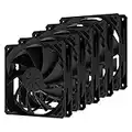 upHere Ventilateur PC 120mm pour Boîtier PC D'ordinateur Ultra Silencieux, 5 Pack（NK12BK3-5）