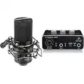 MXL 770 Multipurpose Large Diaphragm Condenser Microphone & Behringer U-Phoria UM2 USB Audio Interface