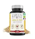 MACA BIO-Extrait de Racine de Maca AB récoltée au Pérou -Pur & Sans Excipient Performance Mental, Physique & vitalité|120 Gélules Végan|1350 mg par dose|analyse et Conditionnée en France|Green-Storm