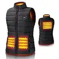 Abuytwo Heated Vests - Heated Body Warmer for Women/Men Heated Gilet, 3 Temperature Levels Electric Heating Jacket, Machine Washable Heated Waistcoat for Outdoors, Hiking (Excluded Power Pack) - L