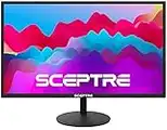 Sceptre 27-Inch FHD LED Gaming Monitor 75Hz 2X HDMI VGA Build-in Speakers, Ultra Slim Metal Black