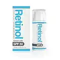 Retinol Cream with SPF30 - (Double Size) 100ml | Made in the UK - Anti Aging Face Cream with Encapsulated Retinol, Vitamin A & E | Cruelty Free