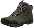 Merrell Men's Forestbound Mid Waterproof Walking Boot, Merrell Grey, 10.5