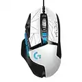 Logitech G502 Hero K/DA Ratón Gaming con Cable, Sensor Hero 25K, LIGHTSYNC RGB, Peso Ajustable, 11 Botones programables, Memoria integrada, League of Legends - Blanco