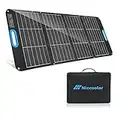 Nicesolar Foldable Solar Panel 100W for Portable Power Station, Portable Solar Charger with Dual USB PD 65w for Laptop Cell Phones, Tablets, Camera, Outdoor Camping Van RV