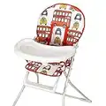 Baby High Chair with Bus Print Padded Seat by Jane Foster