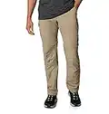 Columbia Hombre Pantalones de senderismo convertibles, Tusk 221, 34W / 32L