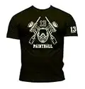 Dirty Ray Paintball maglietta T-Shirt uomo KPB2 (S)