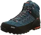 CMP MOON MID TREKKING SHOE WP, Trekking Shoe, Uomo, Blu (Deep Lake-Antracite), 43 EU