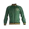 JL Sport St. Pauli Green Ultras Skull Crossbones Punk Activist Jacket Football Tracksuit Top (Small)