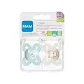 MAM Chupete Start S151 - Chupete extra pequeño para Recién Nacidos, Silicona SkinSoftTM ultrasuave, para Bebés de 0 a 2 meses, (2 unidades) (El diseño del dibujo puede variar)