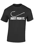 Angel Tshirt Herren : Fish it - Angler T-Shirt Männer - Angler Geschenke - Angelkleidung - Angel Zubehör (5XL)