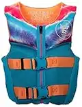 Hyperlite indy CGA Kids Wakeboard Vest Purple/Coral Sz S