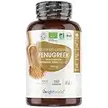 Organic Fenugreek Capsules 1500mg - 180 High Strength Fenugreek Pills (3 Month Supply) - Soil Association Certified Vegan Fenugreek Supplement for Women/Men - Non-GMO & Gluten Free Herbal Supplements