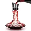 Wine Decanter Built-in Aerator Pourer, Wine Carafe Red Wine Decanter,100% Lead-free Crystal Glass, Wine Hand-held Aerator, Wine Gift, Wine Accessories