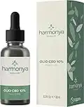 HARMONYA - Olio CBD 10% Puro Made in Italy - Olio di Canapa Certificato - Naturale - 10 ml