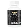 Tall Star - Top Star- Magic Height Growth Maximizer Grow Taller Pills Health Supplement for Teens Kids Adults 10+ Premium Ingredients Non GMO M.U Mermaid USA Pure Organic