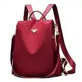 shepretty Zaino Donna antifurto Borsa Tracolla Zainetto Viaggio,8864-RD-3