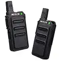 Retevis RT619 Talkie Walkie Professionnel, PMR446 1300mAh Rechargeable Radio Bidirectionnelle, VOX, 16 Canaux, Randonnée Mini Talkies Walkies pour Adulte, Famille, Cyclisme (2Pcs, Noir)