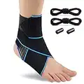 Tobillera para Esguince, Tobillera Estabilizadora Soporte de Tobillos para Hombres y Mujeres con Correas de Velcro Ajustables Ankle Support Estabilizador de Tobillo Tobillera Deportiva