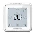 Honeywell Home T6 Thermostat intelligent WiFi, connecté à une application pour plus d'économies et d'efficacité. Compatible avec Apple HomeKit, Google Home, Amazon Alexa et IFTTT, Blanc