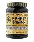 JNutrition Spartan Isohydroox 3.0, Whey Proteína aislada Sin Lactosa, Proteína Aislada Sin Azúcar, Proteína Sin CARBOHIDRATOS, Proteína de suero Sin Gluten, Proteína ultramicrofiltración VB104