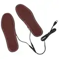 Heated Slippers,Electric Insoles,Heating Templates Electric USB Heated Warming Foot Warmer Feet Electric Heater Temperature Heater (41 42(26cm/10.2in))