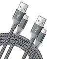 Micro USB Cable [3ft 6ft 2Pack] Nylon Braided Micro Charger Cable,Android Charger Cable for Samsung Galaxy J7, S7, S6, Kindle Fire, Fire HD Tablets, PS4,Sony, HTC, LG, Motorola etc USB to Micro Cable