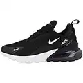 Nike Air Max 270 (GS), Scarpe da Corsa Unisex - Bambini e Ragazzi, Nero (Nero/Bianco/Antracite 001), 36.5 EU