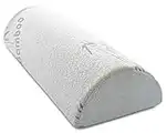 InteVision Four Position Support Pillow (20.5" x 8" x 4.5") Bamboo Cover - Provides Best Support for Sleeping on Side or Back - Helps Relieve Back Pain