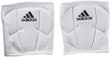 adidas Unisex-Adult Sleek 5 Inch Knee Pad, White/Black, Medium