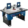 BOSCH RA1141 26 in. x 16-1/2 in. Laminated MDF Top Portable Jobsite Router Table with 2-1/2 in. Vacuum Hose Port