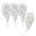 4 Packs Correction Tape, White Out Correction Tape, Transparent Correction Tape, Eraser Tape Dispenser, 0.2 Inch Width Easy to Use Applicator for Instant Correction Wrong Writing (4 PCS)