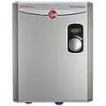 Rheem 240V 2 Heating Chambers RTEX-18 Residential Tankless Water Heater, Small Grey