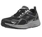 Skechers mens Gorun Consistent - Athletic Workout Running Walking Shoe With Air Cooled Foam Sneaker, Black/Grey, 12 X-Wide US