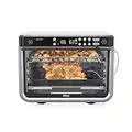 Ninja DT251 Foodi 10-in-1 Smart XL Air Fry Oven, Bake, Broil, Toast, Roast, Digital Toaster, Thermometer, True Surround Convection up to 450°F, includes 6 trays & Recipe Guide, Silver