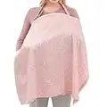 Fullcube Breastfeeding Cover, Breathable Cotton Nursing Cover with Adjustable Strap, Soft Boned Nursing Cover, Full Coverage Privacy Breastfeeding Cover Up